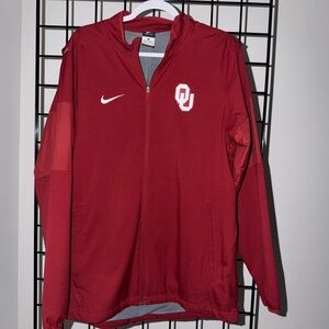 Nike Red Dri-FIT Quarter-Zip Pullover